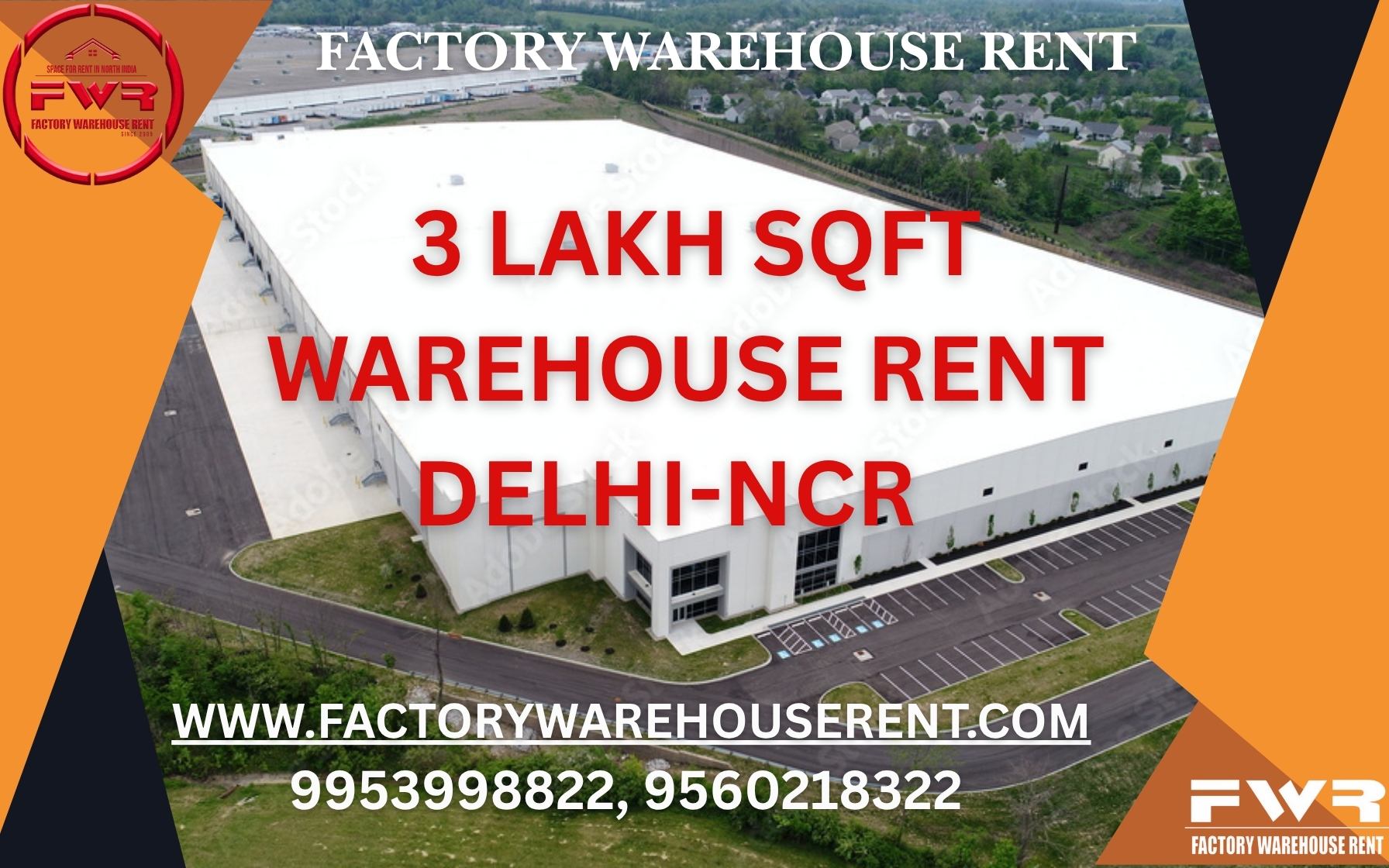 3Lakh SqFt Warehouse Rent