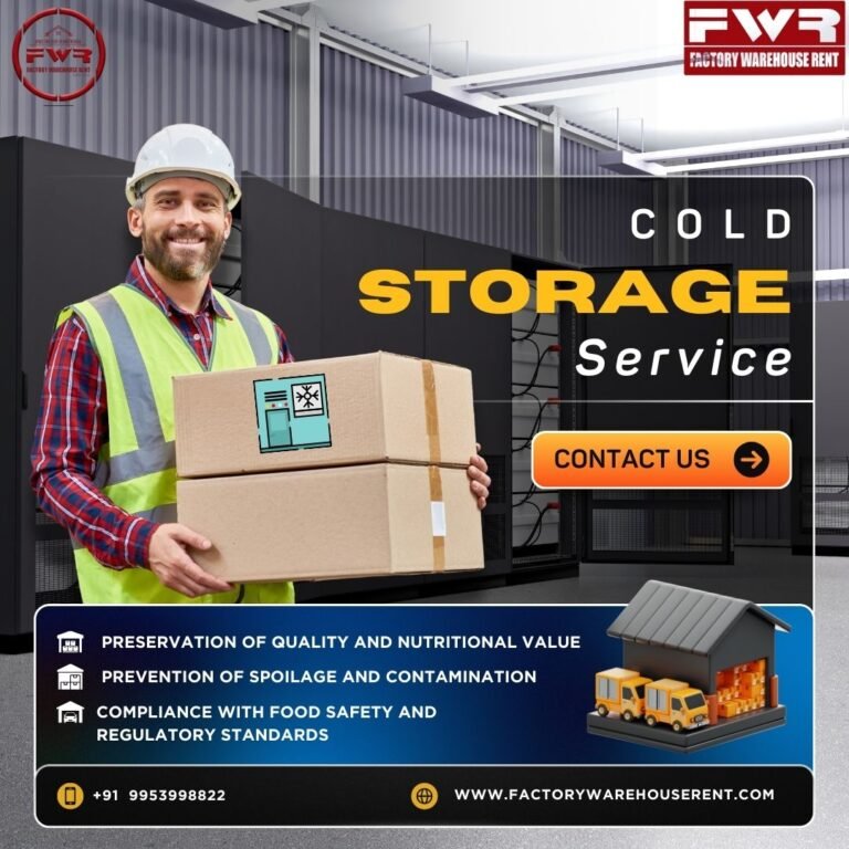 Cold storage space rent Factory Warehouse Rent