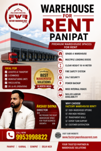 Warehouse for Rent Panipat