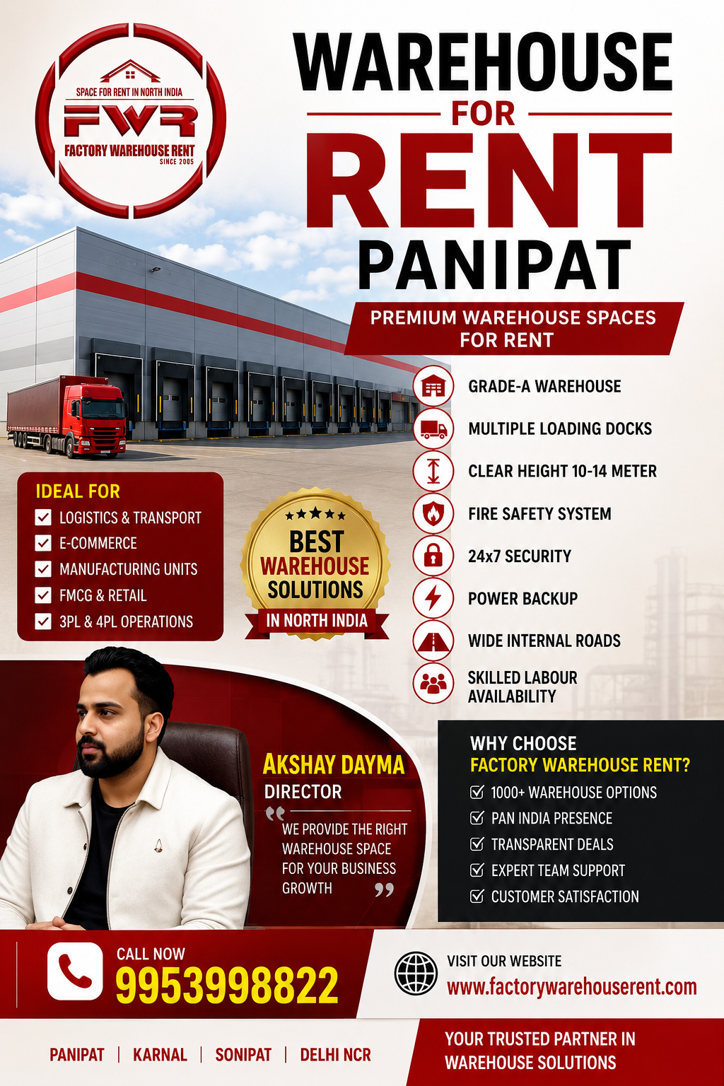 Warehouse for Rent Panipat