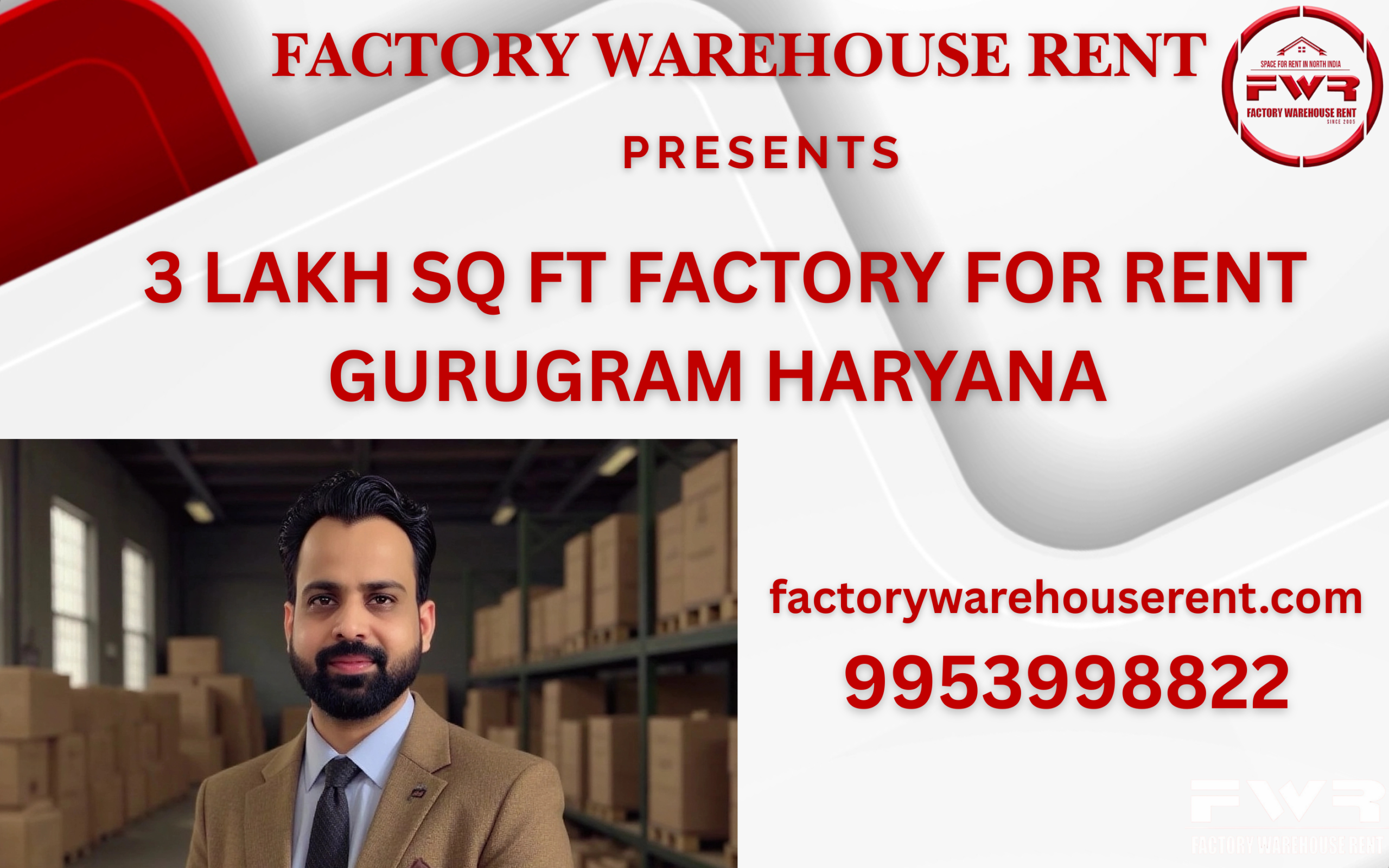 3lakhSqFt factory Rent Gurugram