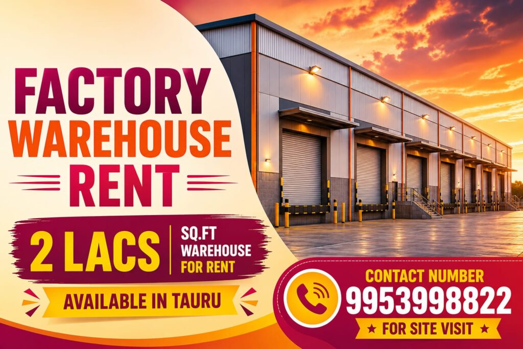 2 Lakh SqFt Warehouse Rent Tauru Gurgaon