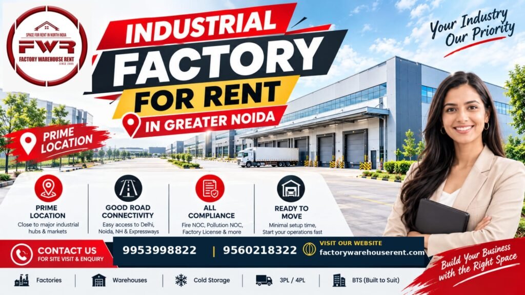 Factory Rent Greater Noida