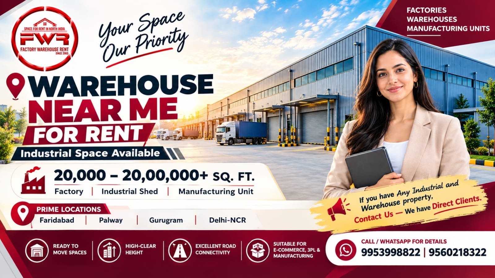 Warehouse Near Me for Rent and Lease